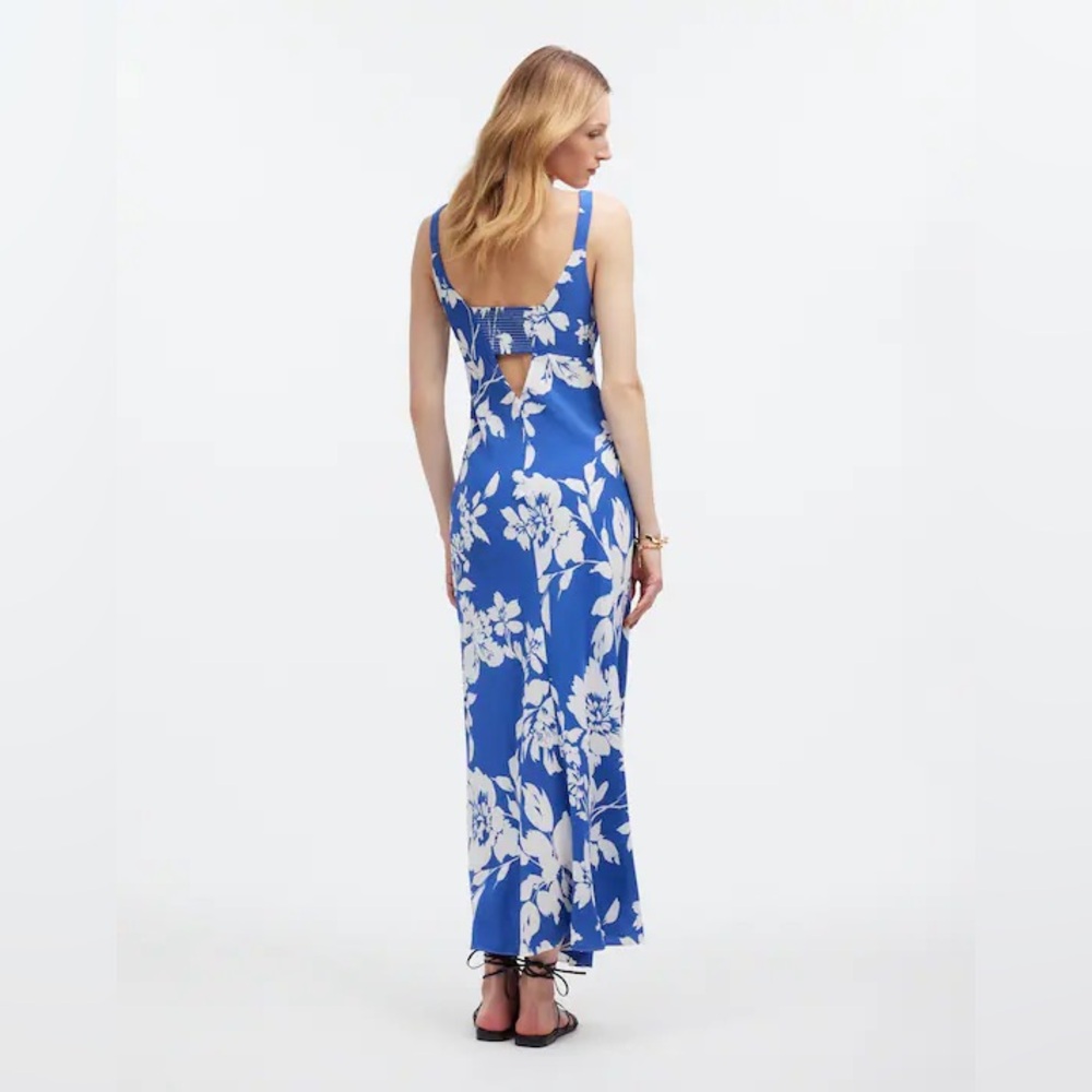 Madewell Tank Midi Dress in Floral - Picture 3 of 6
